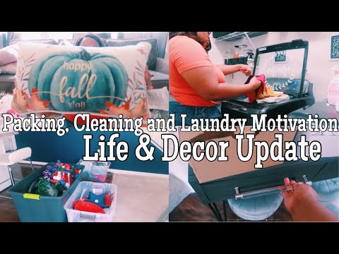 PACKING, CLEANING & LAUNDRY MOTIVATION | LIFE & DECOR UPDATE| MIKA MARIE