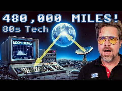 80s Computer Cracks Moon Message: Commodore Amiga Moonbounce!