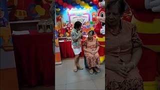 Birthday wish from her daughter at Jollibee