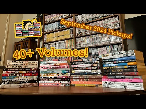 40+ Volume HUGE FALL MANGA HAUL! - September 2024 Pickups