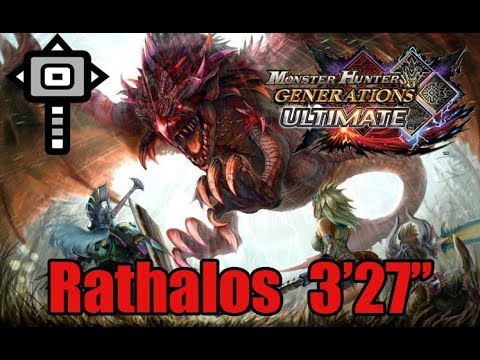 MHGU | [G3] "Kiken" Means "Danger"! - Rathalos (Valor Hammer) 3'27''