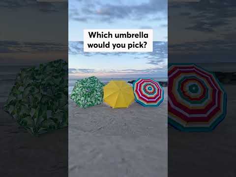 Which Beach Umbrella Would You Pick? #shorts