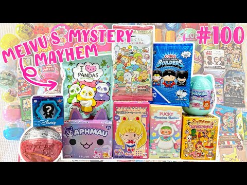 OPENING 10 BLIND BOXES! POP MART Pucky, Sailor Moon, Squishmallows, Aphmau, Tokidoki | MMM 100