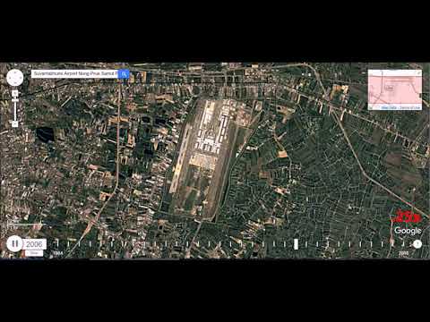 Suvarnabhumi (Bangkok) International Airport, Thailand - 32 year Time Lapse