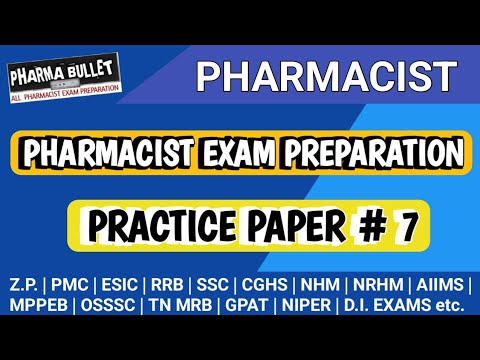 Pharmacist exam preparation | imp. mcqs for upcoming exams #pharmabullet #pharmacistexampreparation