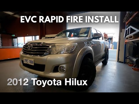 EVC Throttle Controller Rapid Fire Install || Toyota Hilux - 2012, 3.0L Diesel