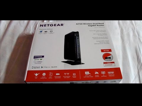 Netgear N750 Unboxing With Review