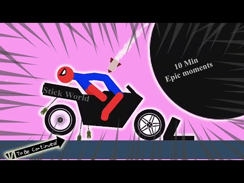 10 Min Best falls | Stickman Dismounting funny and epic moments | Like a boss compilation #644