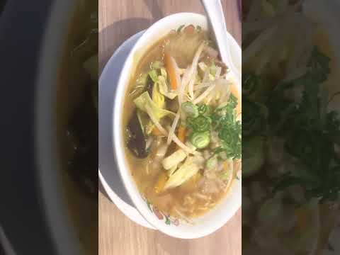 野菜煮込みラーメン｜餃子の王将 2023年度版【ラーメン好き動画】 ：ぬふふ.com　Vegetable Stewed Ramen