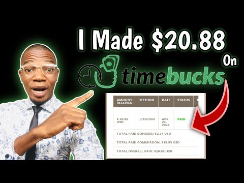 Timebucks Live Withdrawal || I Just Made $20.88 On Timebucks || How To Withdraw On Timebucks