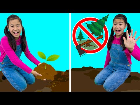 Jannie and Ellie Show Why Kids Should Care about the Environment and Trees