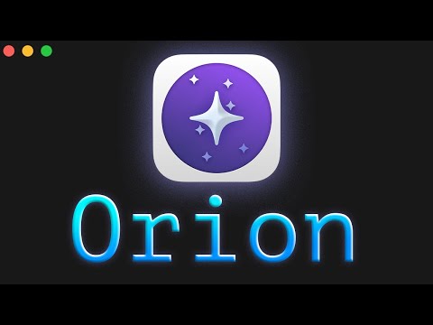 The Orion Browser Experience