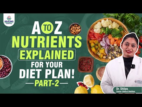 A to Z Nutrition Guide Part 2 | The Secrets to a Healthy Lifestyle | Healing Hospital Chandigarh