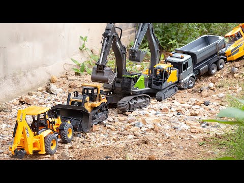 Compare various heavy equipment RC cars with actual heavy equipment vehicles