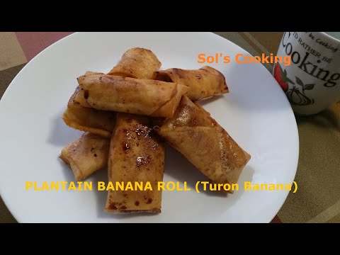 HOW TO MAKE PLANTAIN BANANA ROLL || Banana Turon Simple Recipe