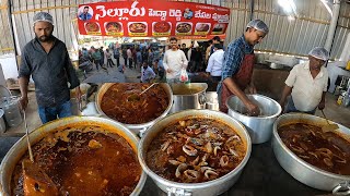 Heavy Public @ Kiraak RP Nellore Pedda Reddy Chepala Pulusu Curry Point| Hyderabad|Amazing Food Zone