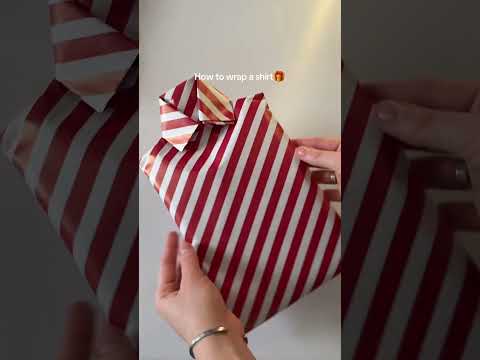 How to wrap a shirt🎁