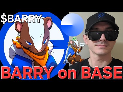 $BARRY - BARRY THE BADGER TOKEN on BASE CRYPTO COIN HOW TO BUY MEMECOIN COINBASE BLOCKCHAIN UNISWAP