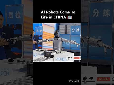 AI Robots Come To Life in CHINA 🤖 #ai #robotics #robots