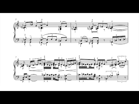 Nikolai Kapustin - 6 Little Pieces, Op. 133 (2007) [Score-Video]