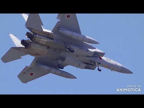 伊木山（伊木の森）上空にて　F15　F2　T4　C130輸送機　2024.10.01