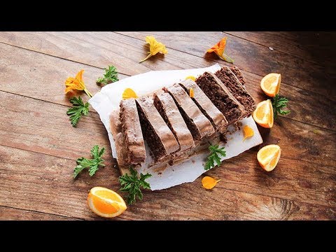 Chocolate Orange Gingerbread Cake - vegan, gluten-free, naturally sweetened