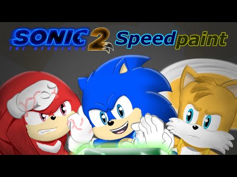 Sonic The Hedgehog 2 Speedpaint (Sonic Movie 2)