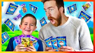 SUPRISING MY SON WITH A 120 POKEMON PACK OPENING ON HIS ACCOUNT! - Pokémon TCG Pocket