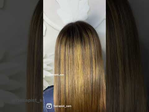 Multiple highlights with beautiful blend •.                       #hairart #highlights #haircolor