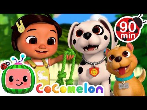 Puppy Play Care with Nina! 🐶 | CoComelon | Animals for Kids | Sing Along | Learn about Animals