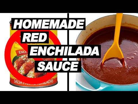 Homemade Red Enchilada Sauce Recipe | No Oil, No Flour | All Natural