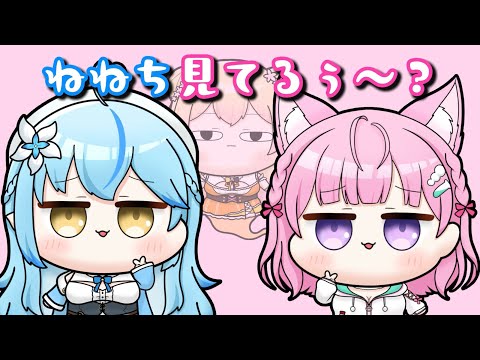 【Eng sub】Nene is shown their flirting 【hololive clips/Yukihana Lamy/Momosuzu Nene/Hakui Koyori】