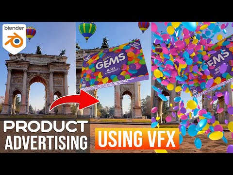 How To Create Blender Candy Gems CGI Ads Using VFX in Blender | Blender VFX Tutorial