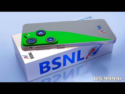 BSNL 5G Phone Launch New Mobile + Free 1 Yeer Unlimited Data | 12GB Ram, 6000mAh #bsnlvsjio