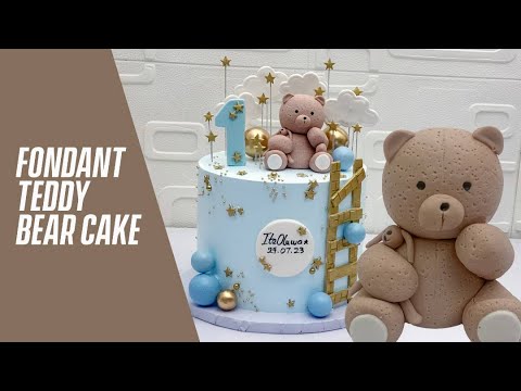 The Perfect Fondant Teddy Bear Cake: Step-by-Step Tutorial