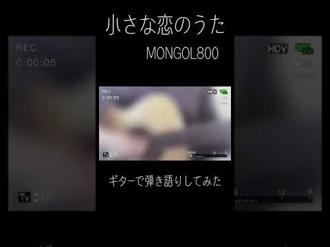 小さな恋のうた/MONGOL800　ギターで弾き語りしてみた