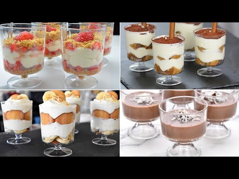 5 Easy No Bake Dessert Cup Recipes!