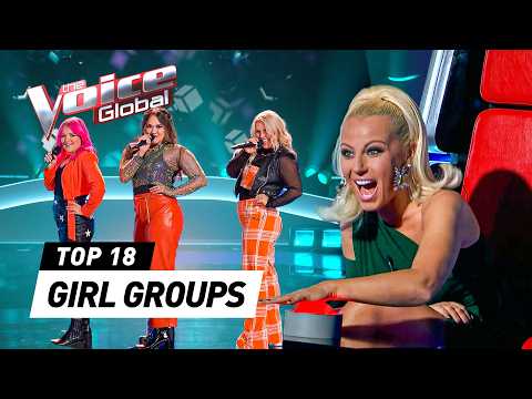 MIND-BLOWING GIRL GROUPS in the Blind Auditions on The Voice