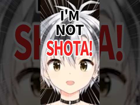 I'm not SHOTA #shorts【鈴木勝/にじさんじ】