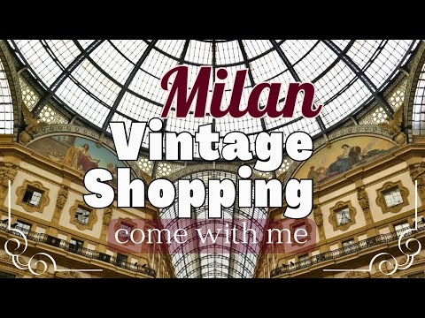 🛍️Vintage DECOR Shopping in MILAN Quick Trip to The Wonderful Metropolitan City▫️4K