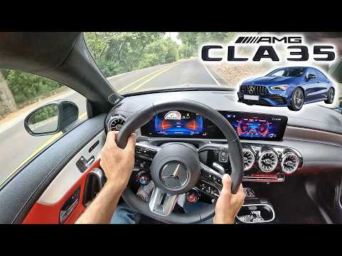 A Little Fun for a Lot of Cash // 2024 Mercedes-AMG CLA35 Drive Review (POV)