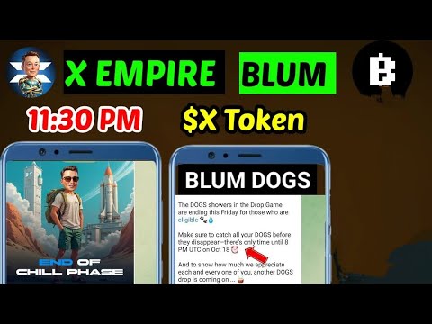 X Empire $X Token Calculating Start ｜ Tapcoin New updates｜ Blum New updates dogs & Blum