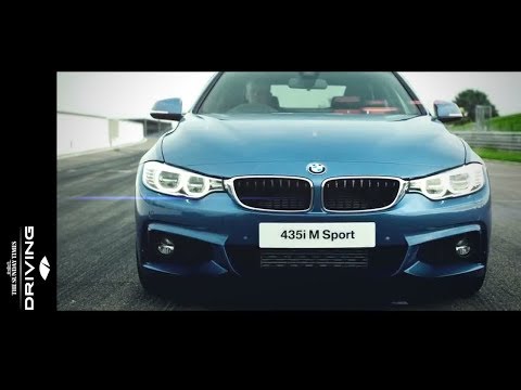 BMW 4-series coupé launch control track film