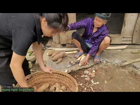 200 Days of harvesting crops for sale, taking care of livestock, living in a bamboo house.