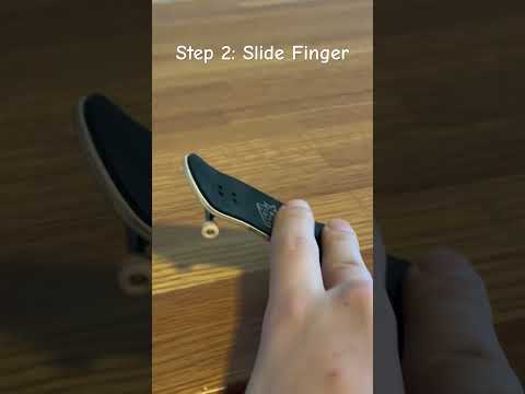 How to Ollie a fingerboard or Tech Deck #skate #skateboarding #teckdeck #fingerboard #tutorial