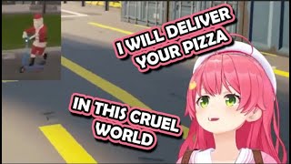 [Sakura Miko] When Miko Become Pizza Delivery In Cruel World [Run Pizza Run]