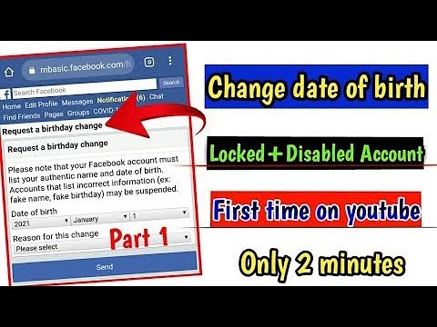 How to change Disable Facebook date of birth 2022 | Facebook date of birth change Malayalam