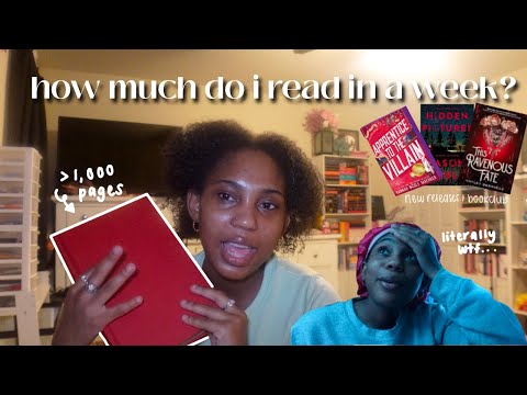 how much I realistically read in a week |  new releases & bookclub