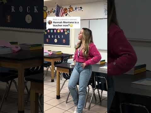 Hannah Montana...but as a teacher #mileycyrus #hannahmontana #cover #teacher