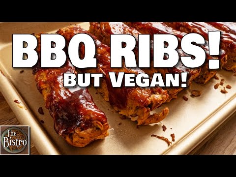 Boneless Barbecue Ribs - But VEGAN!